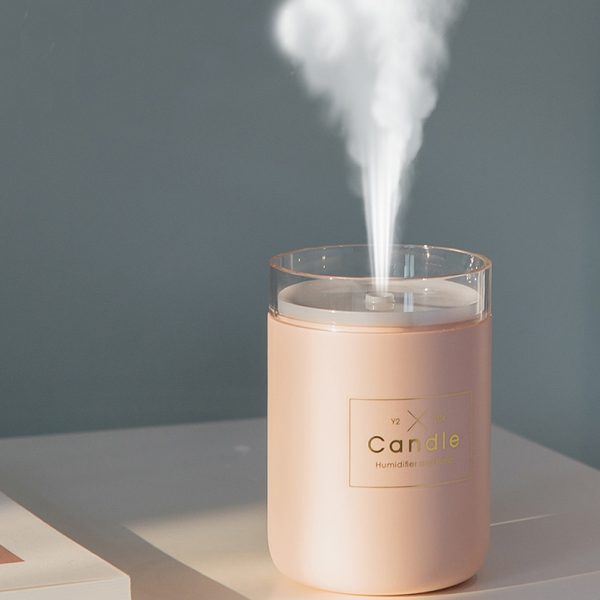 280ML-Air-Humidifier-LED-Candle-Ultrasonic-Cool-Mist-Essential-Oil-Diffuser-USB-Aroma-Lamp-Car-Purifier